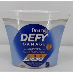 Downy Defy Damage Total-Wash Unscented Fabric Softener Beads 555g Blue Laundry